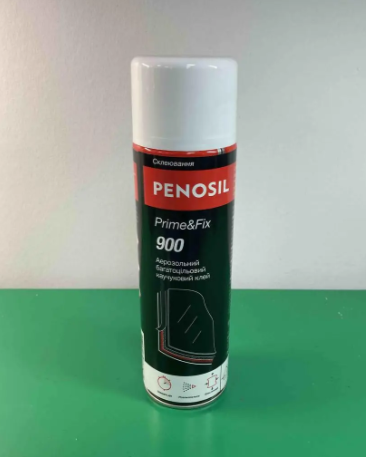 Аерозольний багатоцільовий каучуковий клей для віконних стрічок Penosil Premium Prime&Fix 500 мл, фото 1
