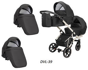 Дитяча універсальна коляска 2 в 1 для двійні "Velio Duo Lux"