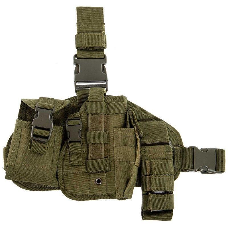 Кобура набедрена з підсумками  (Olive), фото 1