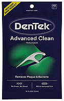 Флосс-зубочистки DenTek Потрійне очищення 75 шт