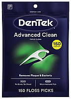 Флосс-зубочистки DenTek Потрійне очищення 150 шт