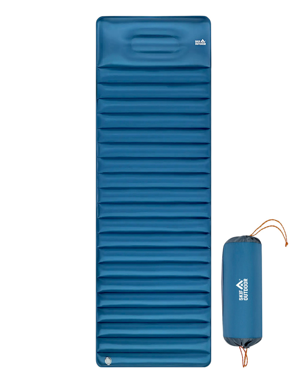 Каремат надувний Skif Outdoor Scout 2 188х60х8,5 синій, фото 1