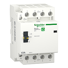 Модульний контактор RESI9 Schneider Electric 63 A, 3P+N, 4NO ~230В/50Гц R9C20463