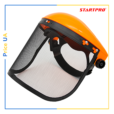Захисний щиток маска для обличчя з сіткою START PRO