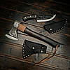 Набір кованих шампурів у шкіряному чохлі "Отаман-2 ГАРТ", фото 5