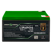 Акумулятор GV LiFePO4 12,8V - 6Ah (76Wh)