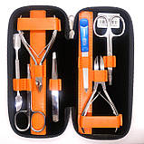 Манікюрний набір KDS манікюрно педикюрний (7 предметів) з металевою пилочкою, фото 5