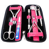 Манікюрний набір KDS манікюрно педикюрний (7 предметів) з металевою пилочкою, фото 6