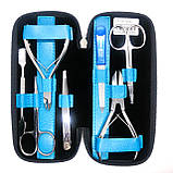 Манікюрний набір KDS манікюрно педикюрний (7 предметів) з металевою пилочкою, фото 8