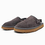 Чоловічі клоги UGG Goldenstar Clog Grey (чорні) модні шльопанці ugg-0118 Уги топ, фото 3