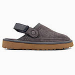 Чоловічі клоги UGG Goldenstar Clog Grey (чорні) модні шльопанці ugg-0118 Уги топ, фото 7