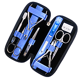 Манікюрний набір KDS манікюрно педикюрний (7 предметів) з металевою пилочкою, фото 2