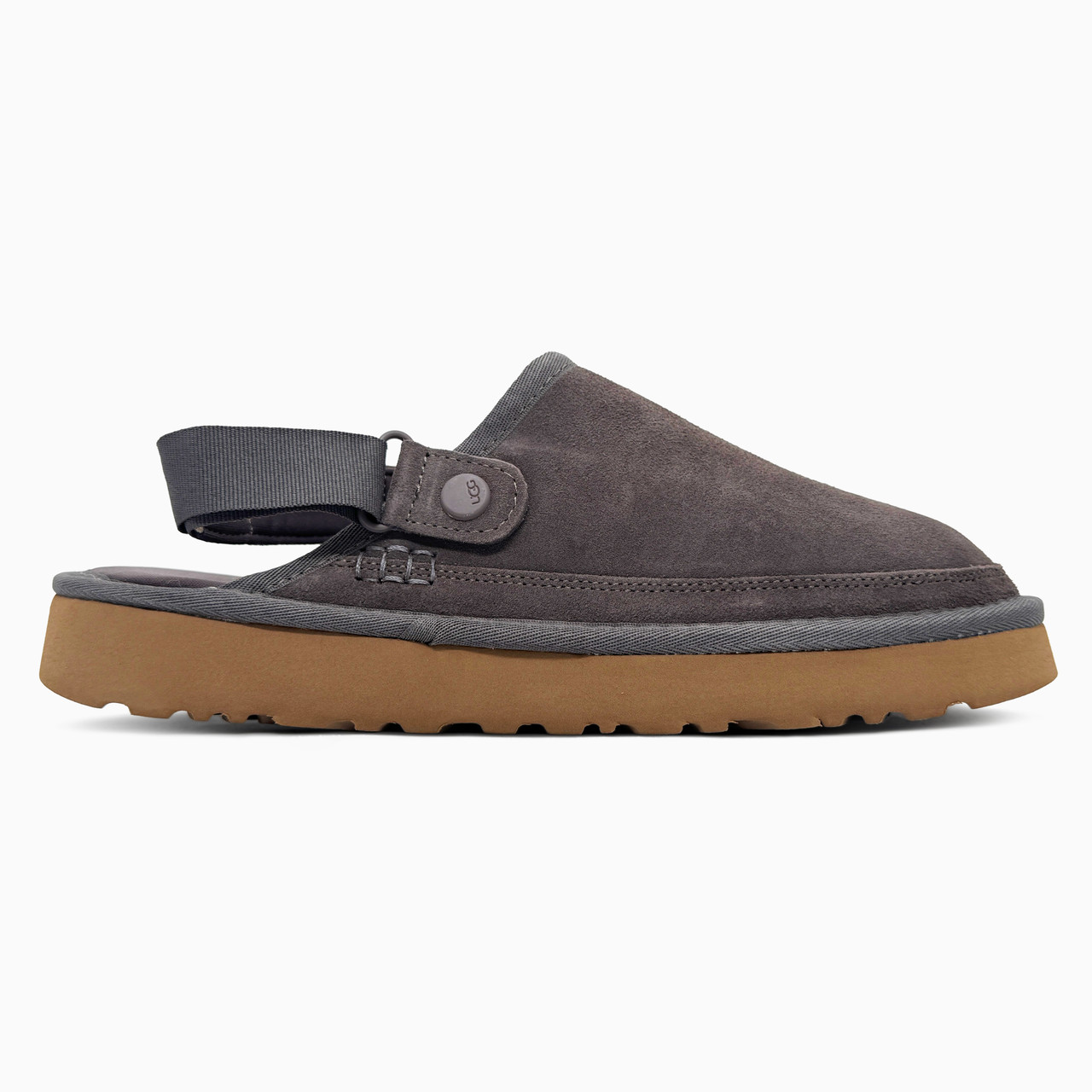 Чоловічі клоги UGG Goldenstar Clog Grey (чорні) модні шльопанці ugg-0118 Уги vkross, фото 1