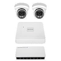 Комплект відеоспостереження на 2 камери GV-IP-K-W100/2 6MP