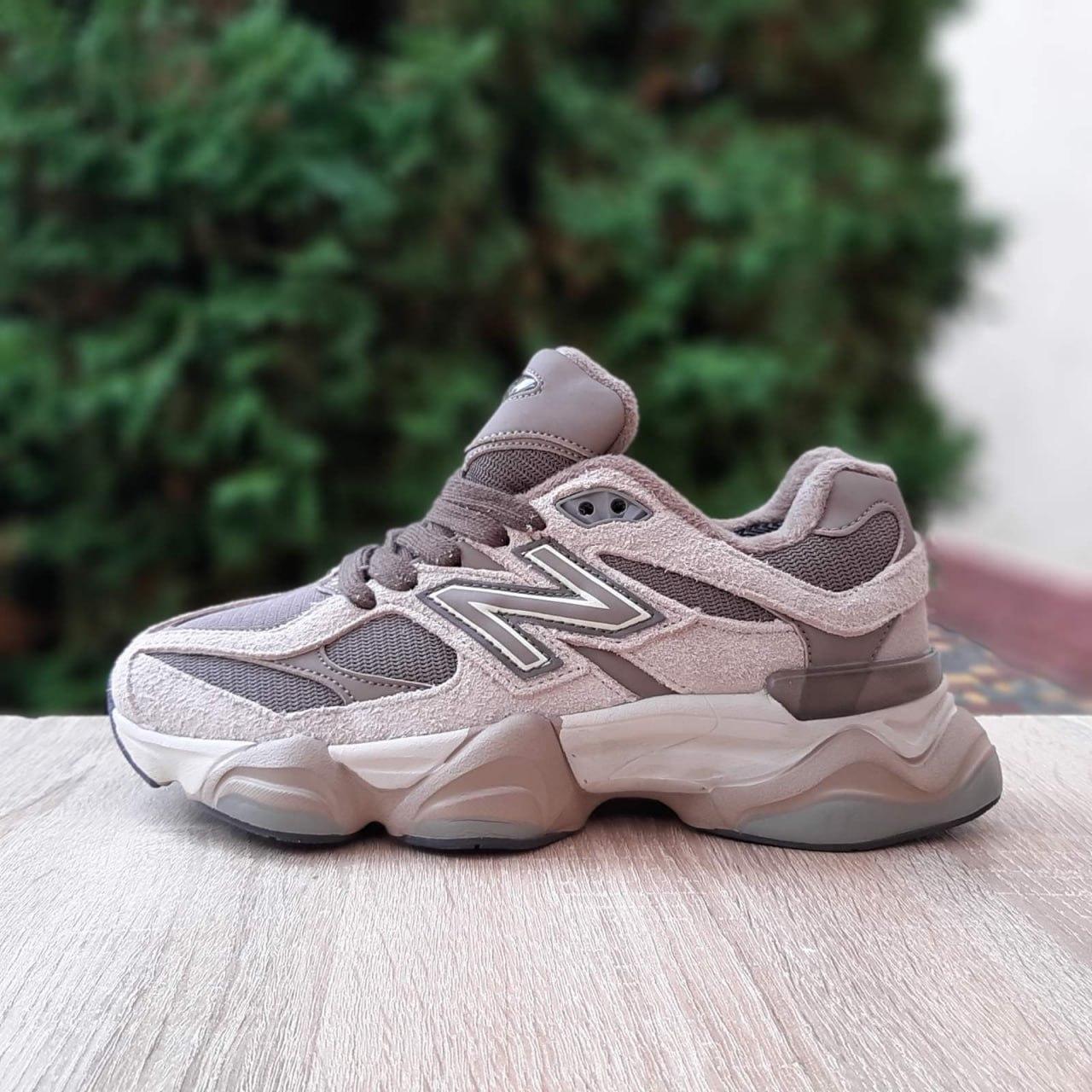 Жіночі зимові кросівки New Balance 9060 (бежеві) спортивні повсякденні кроси 4393 Нью Беленс vkross, фото 1