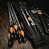 Набір шампурів у шкіряному чохлі "Атаман-2 Люкс", фото 7