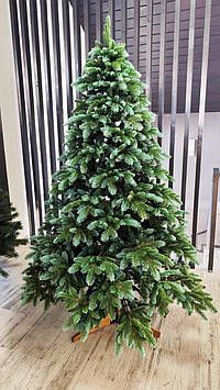 Ялинка штучна лита "Канадська" зелено-блакитна 2.5 м