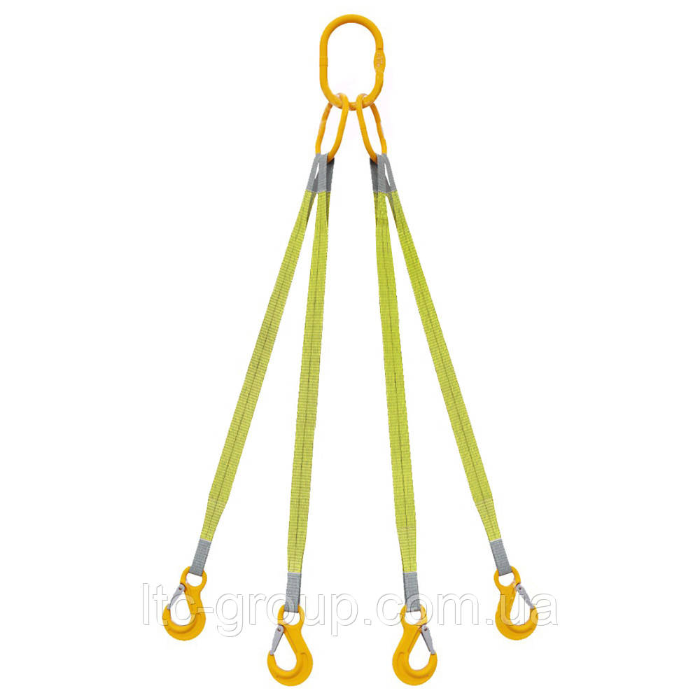 Строп текстильний чотирьохгілковий (павук) LIFTEC 4СТ 8т, 5000мм, фото 1