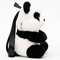 Дитячий рюкзак Панда з авокадо 30×23 см — м’який плюшевий ранець для дівчинки 2–8 років, арт. 308003, фото 2