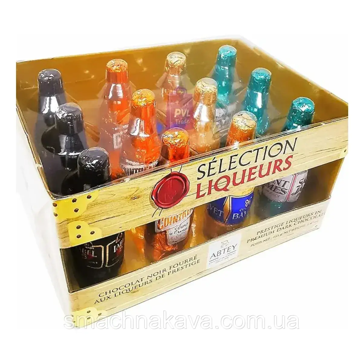 Шоколадні пляшечки Abtey Selection Liquers 155 гр