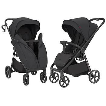Коляска прогулянкова CARRELLO Bravo Lite CRL-5529 з великим капюшоном, колесами EVA та ременями безпеки