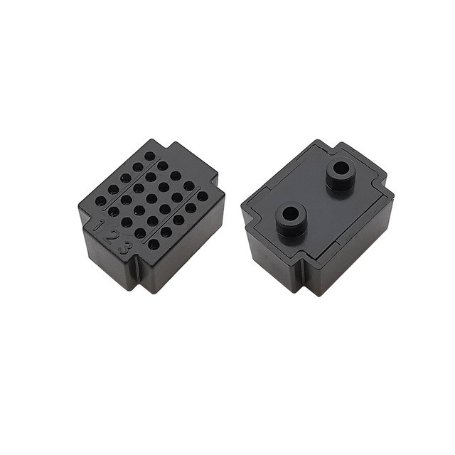 Макетна плата ZY-25 (чорна), 25 контактів, 20 × 15 × 12 мм