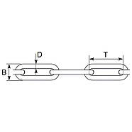 Ланцюг довголанковий 5х35 мм (DIN 763), фото 2