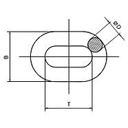 Ланцюг коротколанковий 2х14 мм (DIN 5685A), фото 2
