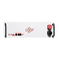 Акумулятор LP LiFePO4 51,2V - 100 Ah (5120Wh) (BMS SP 100A/50А) RM RS485/CAN LCD WH