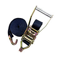 Стяжний ремінь вантажу (чорний) LIFTEC Standart Blackline 5т, 90, фото 2