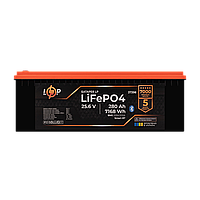 Акумулятор LP LiFePO4 25,6V - 280 Ah (7168Wh) (BMS 200A/200А) пластик Smart BT