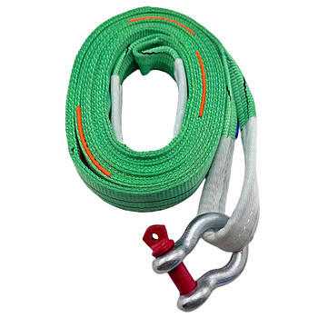 Буксирувальний ремінь (петля-скоба) 10/15т, 6000мм