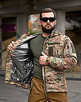 Зимняя тактическая куртка мультикам Omni-Heat, Военная водоотталкивающая куртка мультикам, армейская куртка камуфляж, oyi scv woq