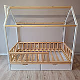 Ліжко будинок дерево 160*80, 140*70, 190*80 , 200*90 та ін., фото 6