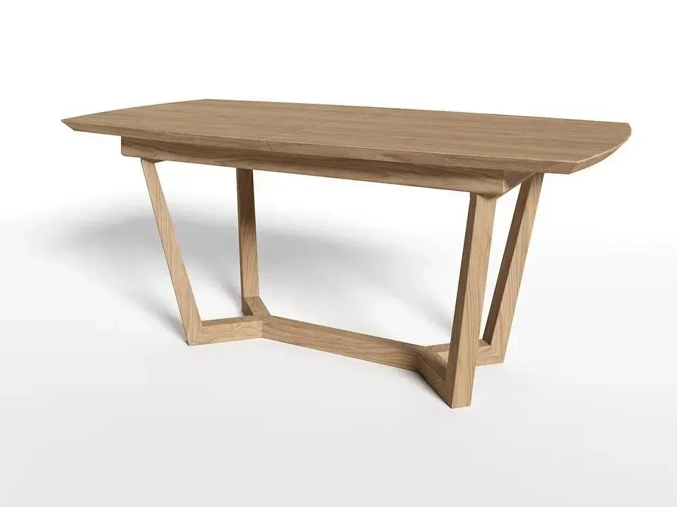 Розкладний дерев'яний стіл "Белла" з масиву ясен, фото 1