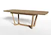 Розкладний дерев'яний стіл "Белла" з масиву ясен, фото 2