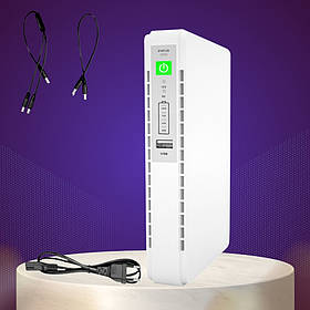 Джерело безперебійного живлення 10400mAh JIAGENG 304 для роутера камери модему ДБЖ повербанк 9V/12V