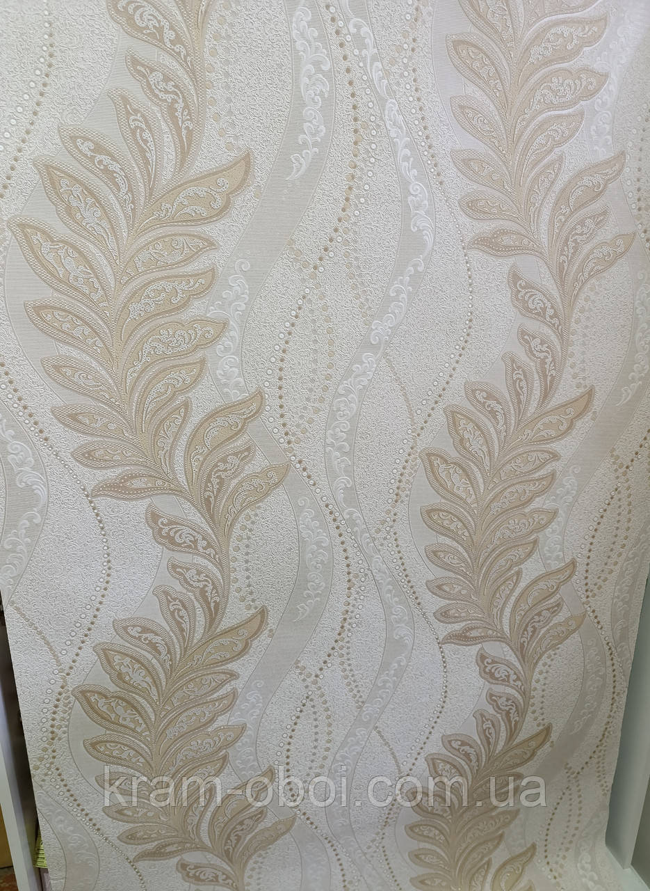 Шпалери Слов'янські Шпалери КФТБ вінілові на флізеліновій основі 10м*1,06 9В109 Гера 3671-05, фото 1