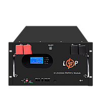 Акумулятор LP LiFePO4 51,2V - 230 Ah (11776Wh) (Smart BMS 200A) с LCD RM AB RS485/CAN