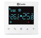Терморегулятор програматор Castle Q5-RF з радіоканалом, настінний, фото 2