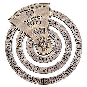 Настінний вічний календар з англійським написами "Palisandr" |  Подарунок для близької людини