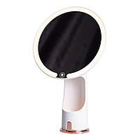 Дзеркало косметичне 18,5х10х29 см з підсвічуванням Біле HP-10-1AW