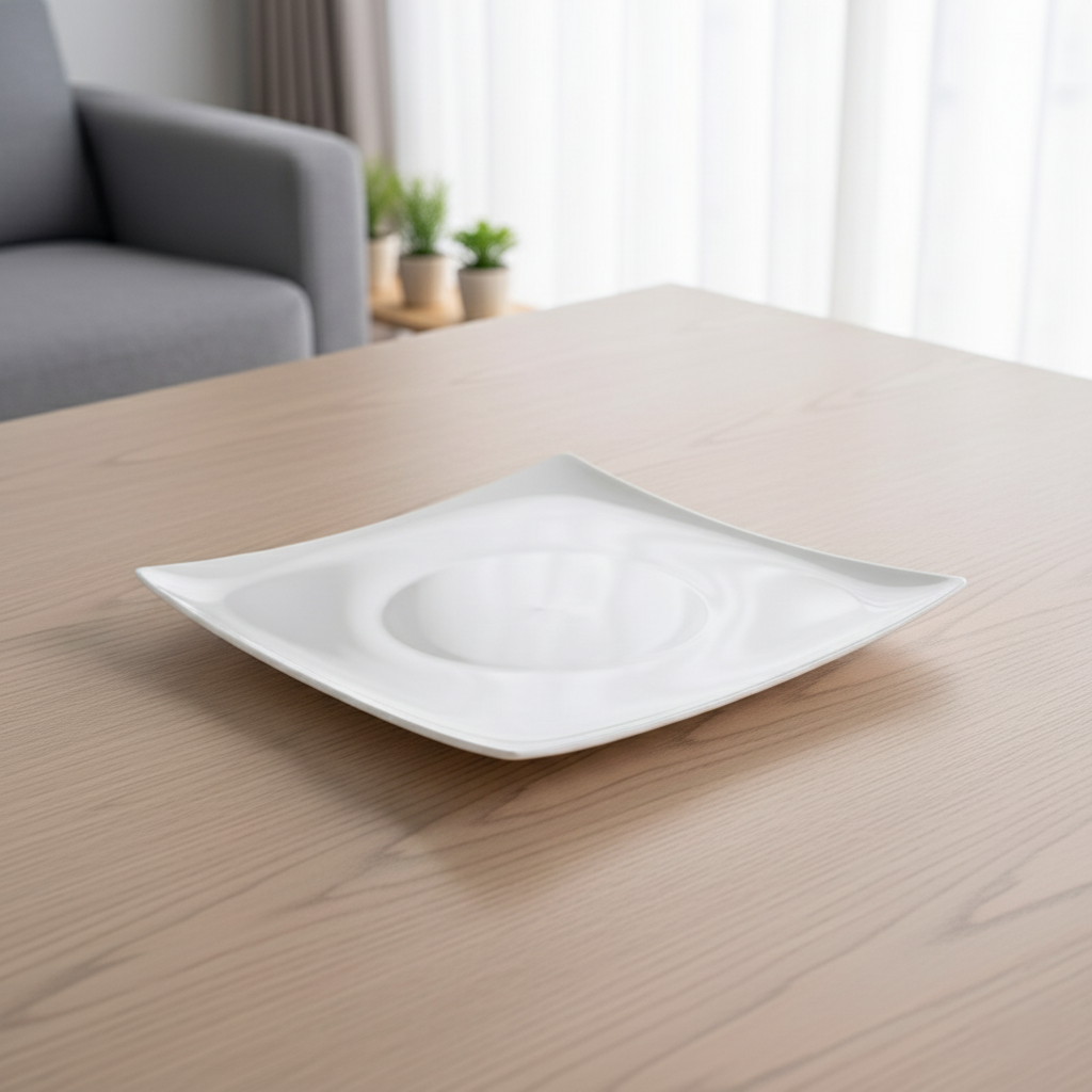 Тарілка столова Sakura Aoue 20 см з кістяної порцеляни, фото 1