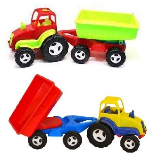 Трактор 07-709 с прицепом 74х26х26см (Кіндер Вей)