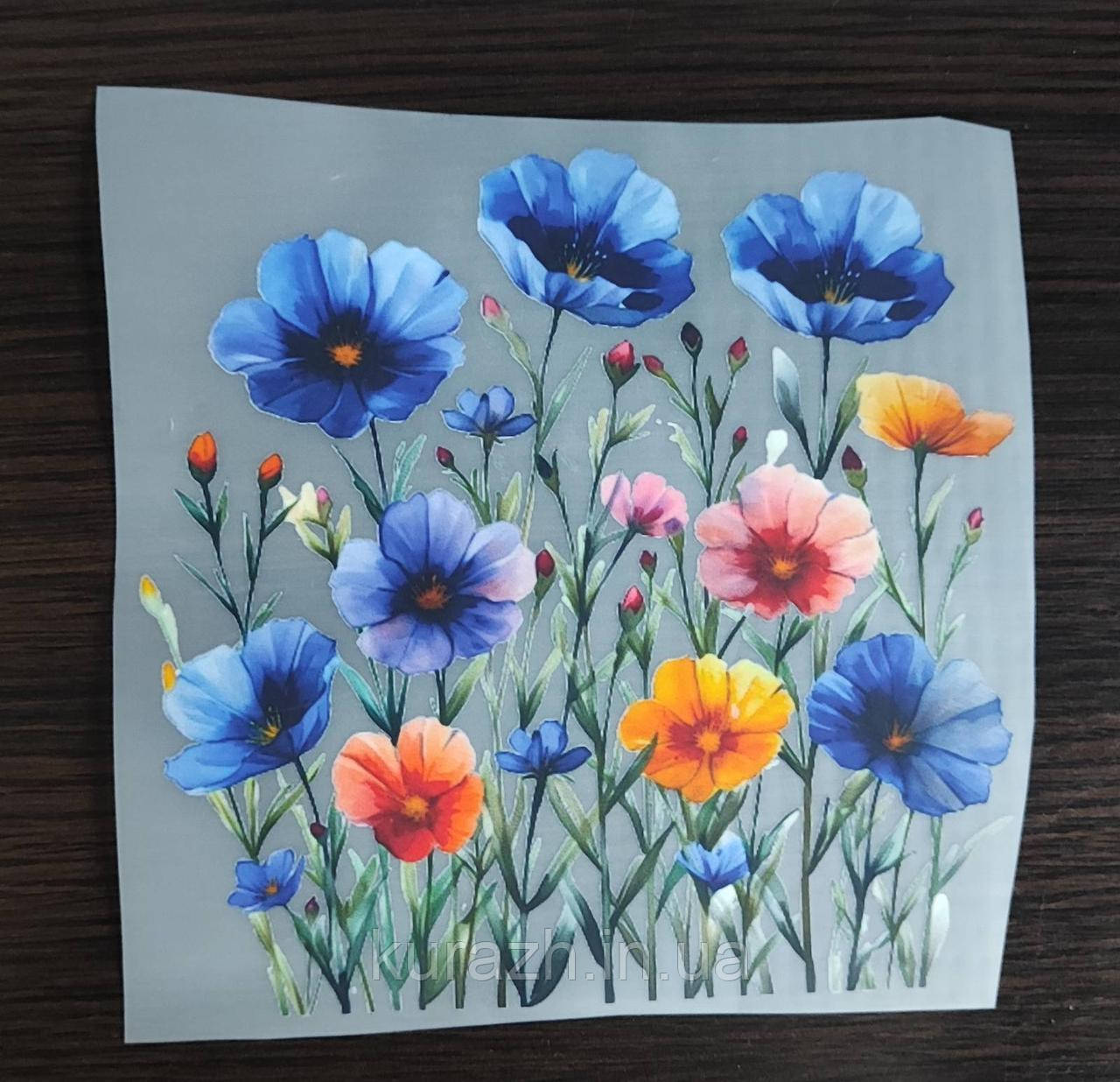 Термоналіпка на одяг  "Польові квіти", фото 1