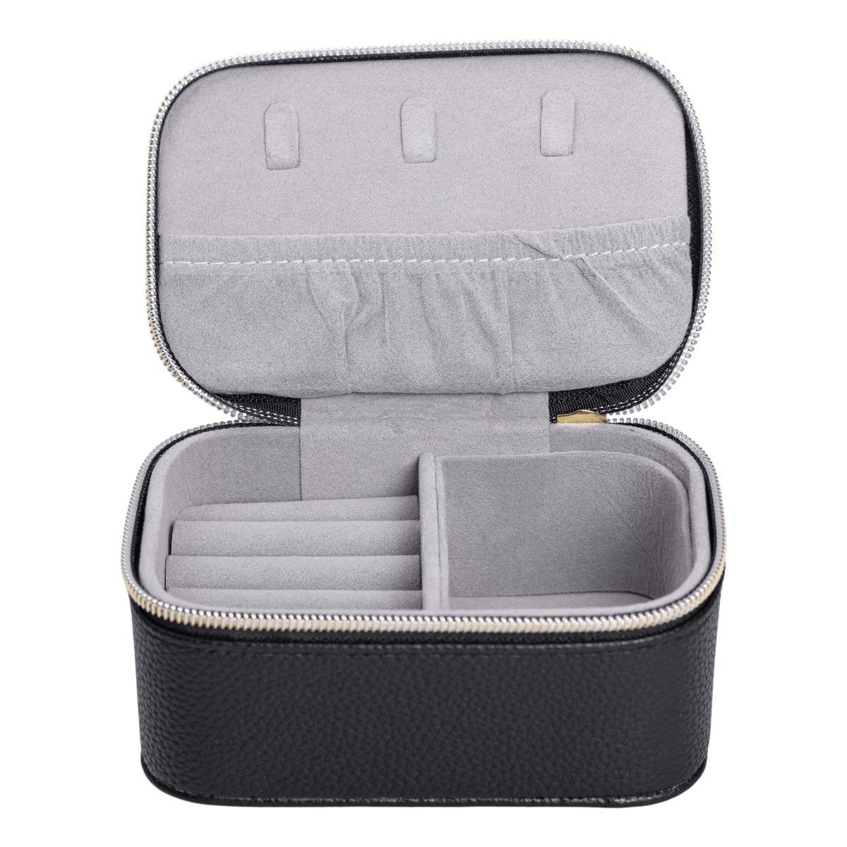 Скринька для прикрас з еко шкіри на блискавці міні органайзер для ювелірних виробів HP-5-26B, фото 1