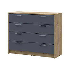Комод Doros Ронді Дуб Артизан/Графіт 5 ящиків 60х40х100 PREMIUM