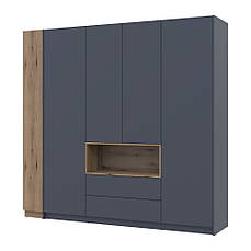 Пенал для одягу Doros Гелар Білий 3Ш 60х49.5х203.4 PREMIUM