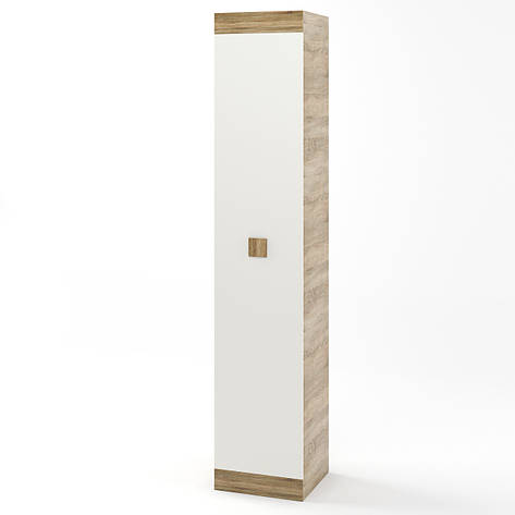 Шафа-пенал закрита Еверест Соната дуб сонома + білий PREMIUM, фото 2