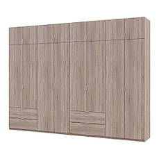 Шафа для одягу Doros Лукас Дуб сонома 4+4 ДСП 320х50х240 DRS-011710 PREMIUM
